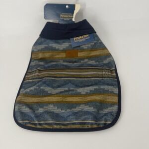 Pendleton Pet Coat Medium Blue Aztec‎ Southwestern Dog Jacket NWT